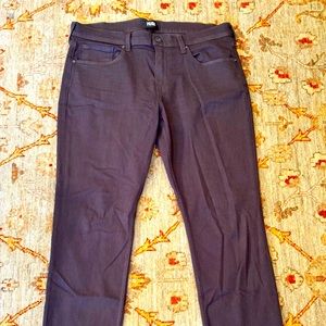 Paige Lennox Jeans (Brown, 34 waist X 29 length)
